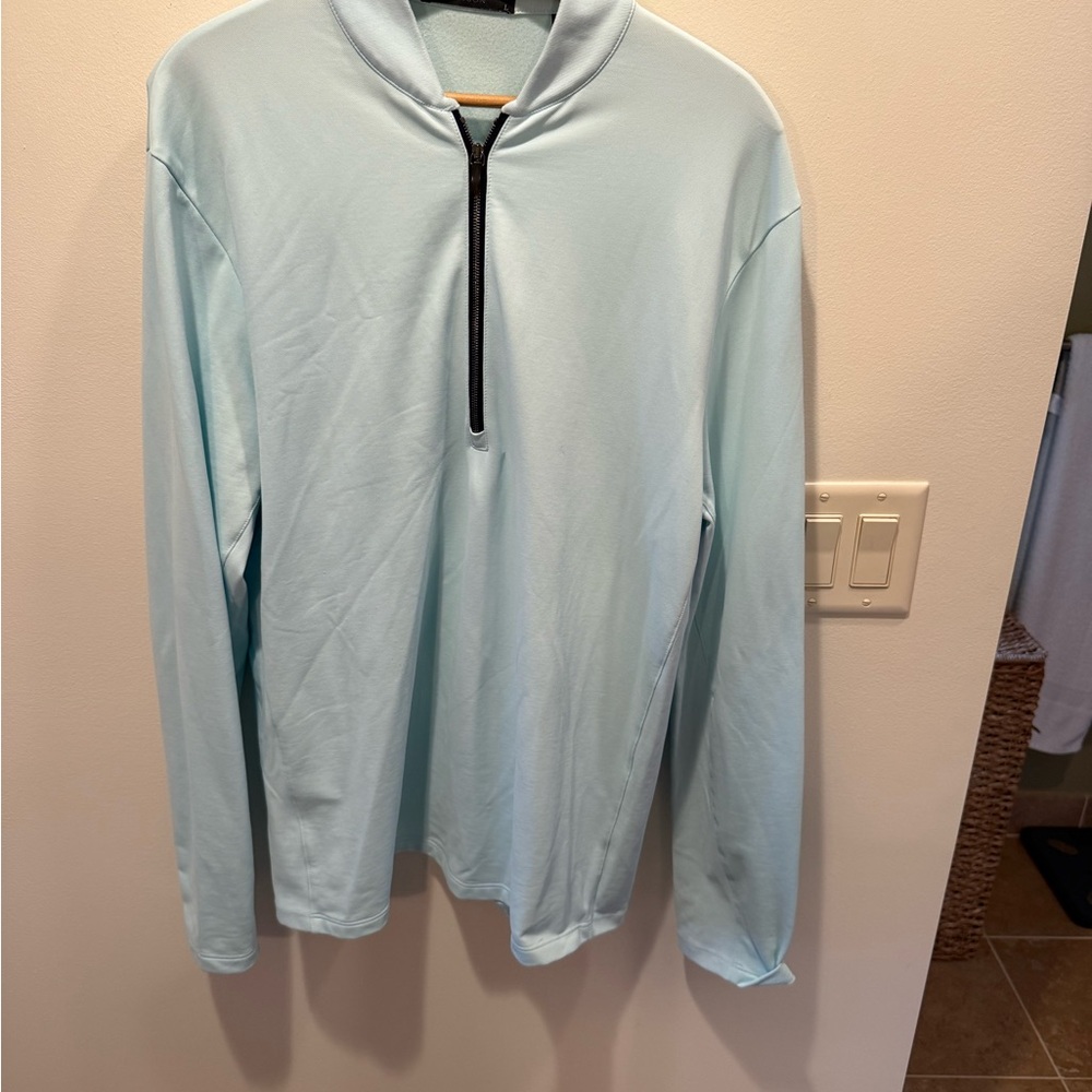Greyson Mint 1/4 Zip Golf Pullover